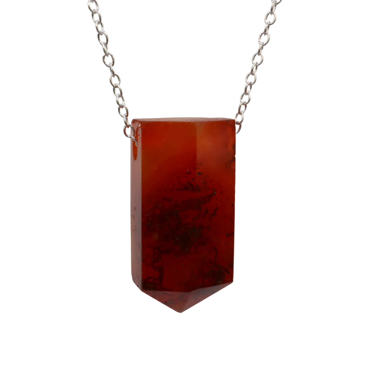 Carnelian Crystal Necklace- Gemstone Choker – Artiby.com